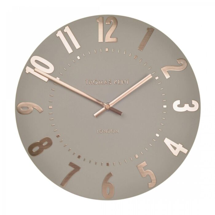 Thomas Kent Mulberry Rose Gold Large Wall Clock - 20"